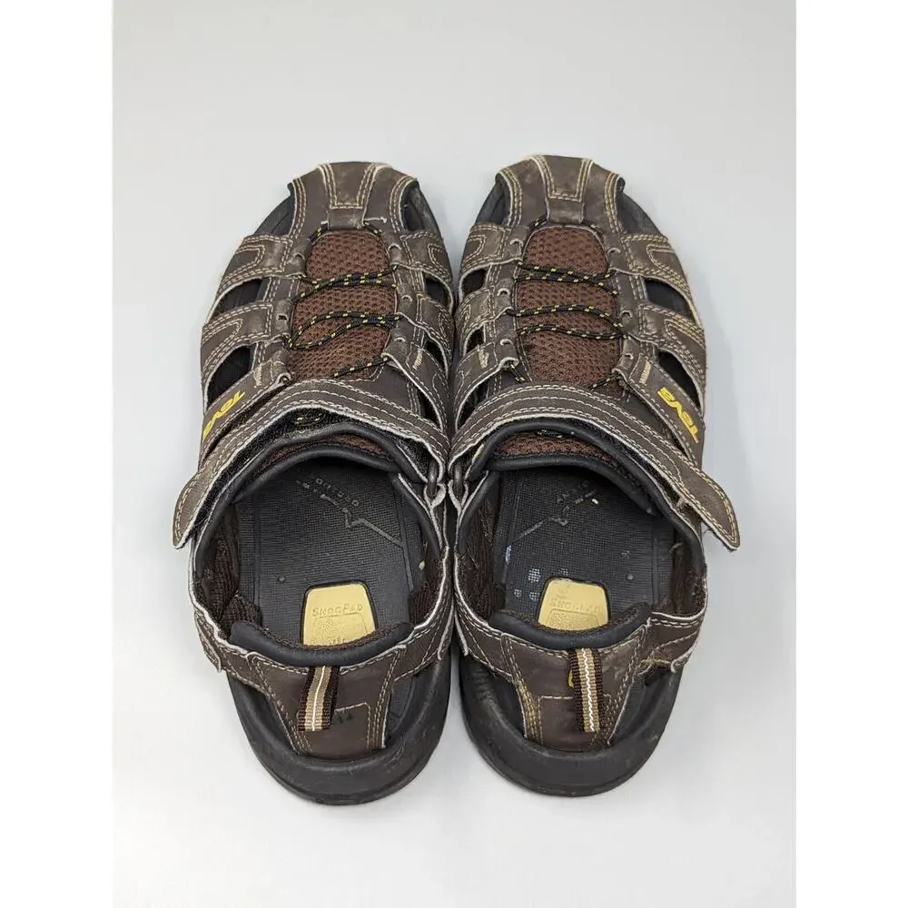 Teva Men's Forebay Fisherman Sandal Shoe Brown Hiking Adjustable 1001116 Size 8